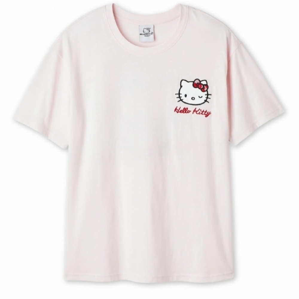🌸NWT Sanrio Hello Kitty Pale Pink Short Sleeve Tee🌸 size: L